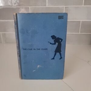 Vintage Nancy Drew Mystery "The Clue in the Diary" by Carolyn Keene ©1932